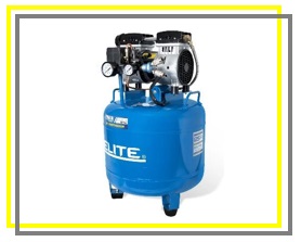 COMPRESOR DE AIRE 42 LITROS 125 PSI LIBRE DE ACEITE Y BAJO RUIDO