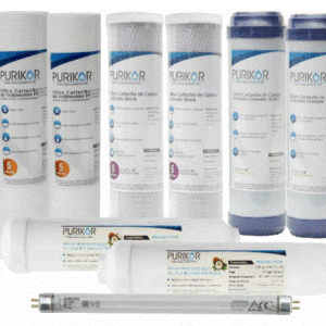 KIT DE MANTENIMIENTO DE 12 MESES PURIKOR PARA MODELOS PKRO400-6UVP, PKRO100-6UVPM, PKUF-6UV