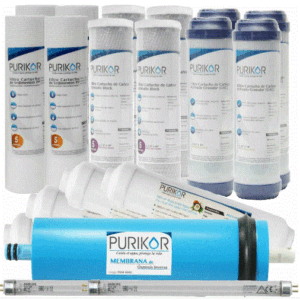KIT DE MANTENIMIENTO DE 24 MESES PURIKOR PARA MODELO PKRO100-6UVPM