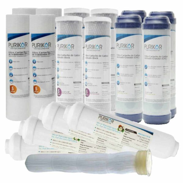 KIT DE MANTENIMIENTO DE 24 MESES PURIKOR PARA MODELO PKUF-5