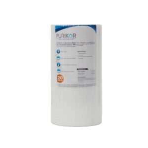 FILTRO CARTUCHO DE POLIPROPILENO TERMOFUSIONADO MARCA PURIKOR CON DIMENSIONES DE 4.5" X 10" PARA FILTRADO DE 20 MICRAS